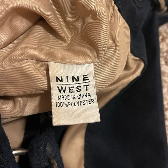 Nine West Striped Suede Shoulder Bag - Picture 4 of 5